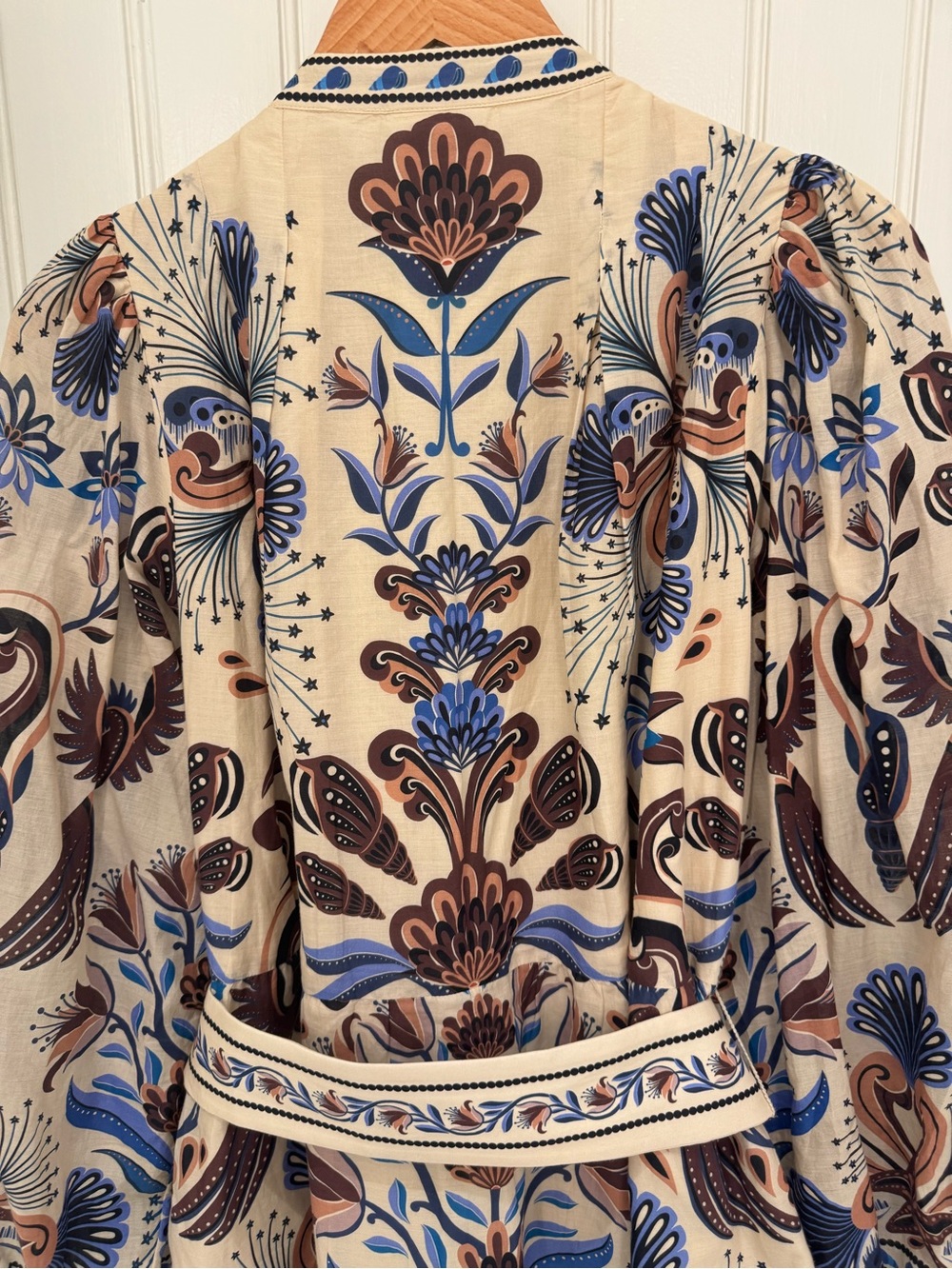 FARM Rio Long Sleeve Belted Mini Dress | Size Small | Perfect Condition - Picture 8 of 9